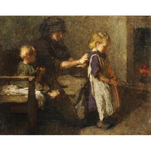 DAME LAURA KNIGHT GOING TO SCHOOL Image